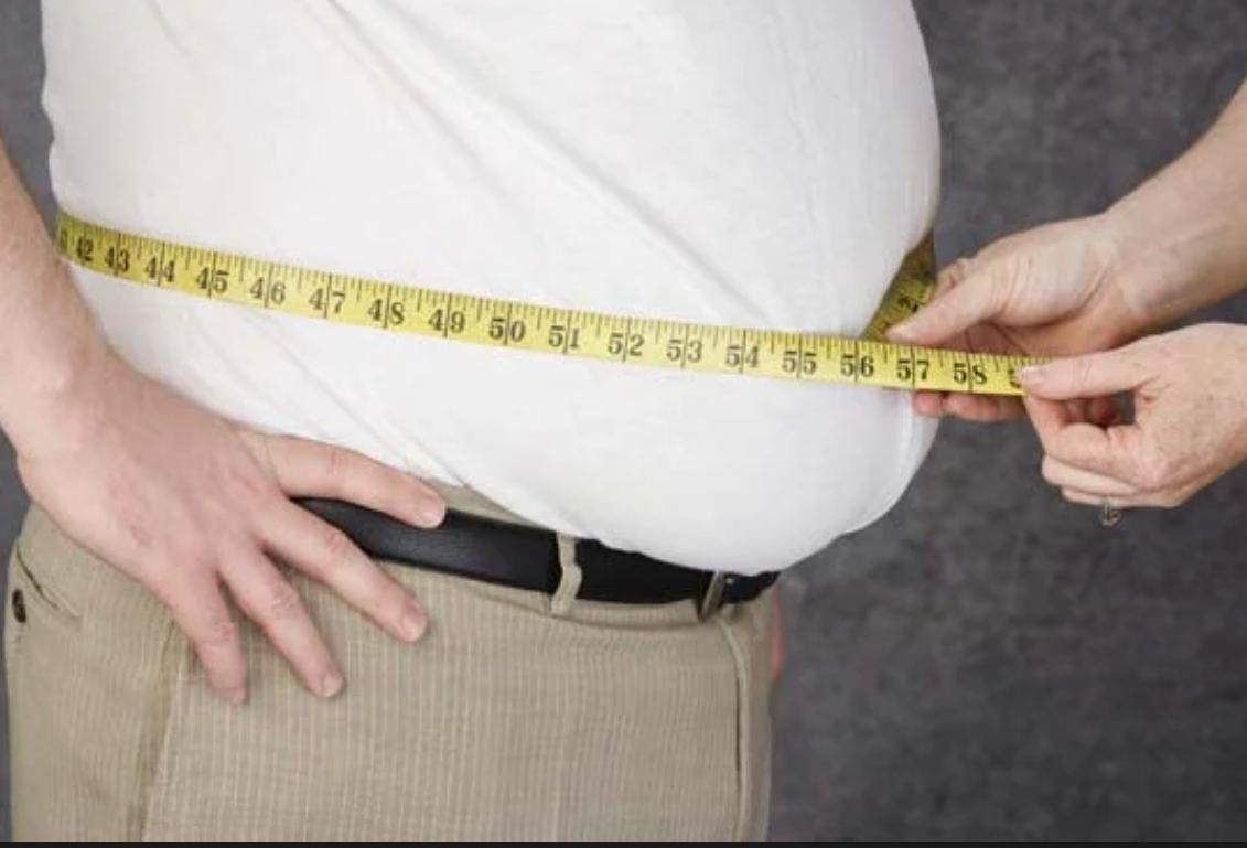 Waist measurement with a tape